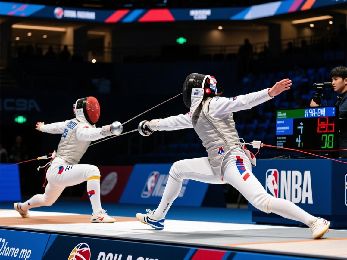 韩国选手在击剑比赛中实现反超  第1张