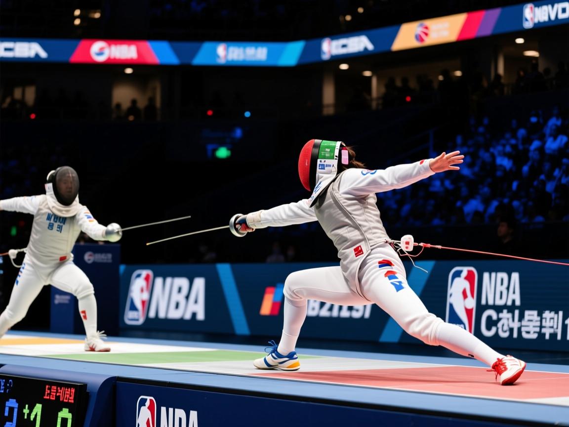 韩国选手在击剑比赛中实现反超  第2张