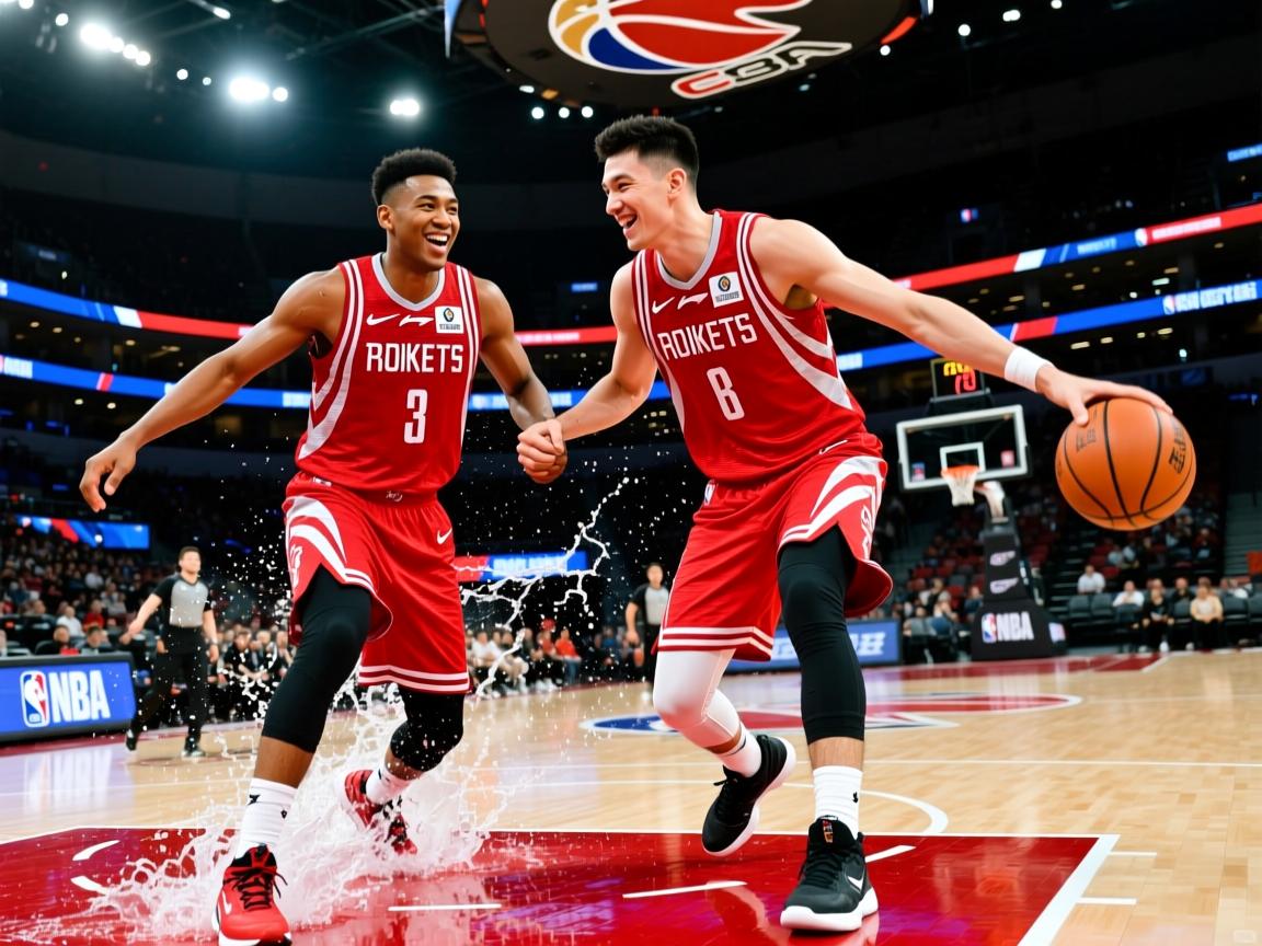 水花兄弟联手，火箭队期待新赛季表现  第4张